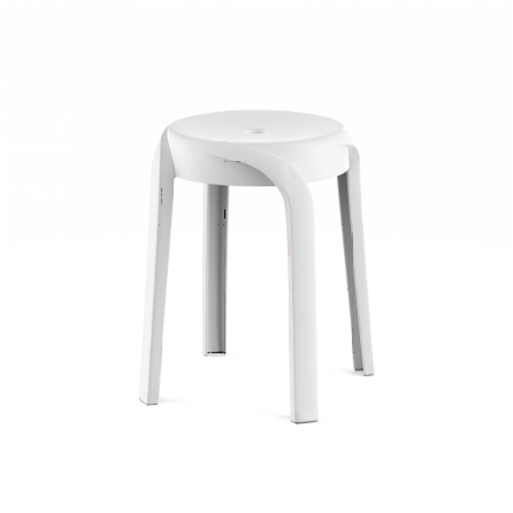 Табурет ECLER 40x40x53см бежевый, пластик, арт.№ 175-021