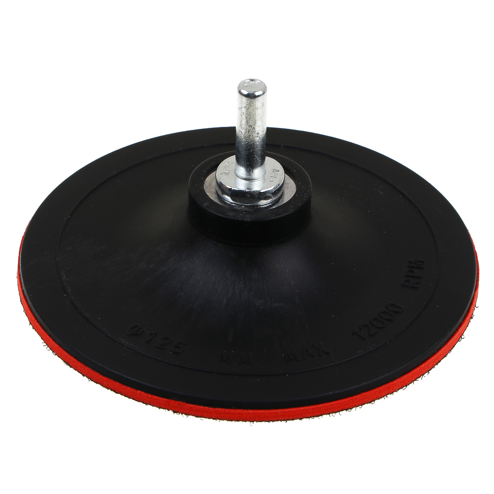 РОКОТ Шлифовальный круг резиновый с липучкой+переходник толщина 3мм, 125 мм, арт.№ 608-020