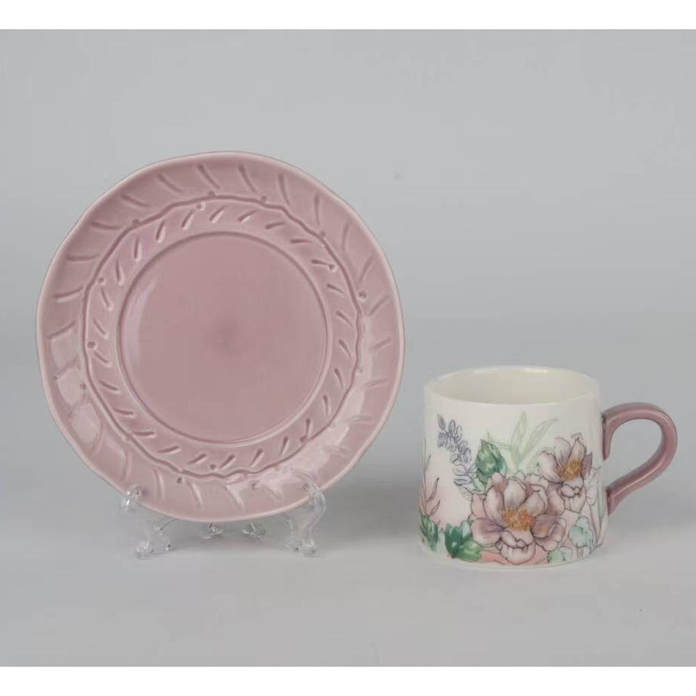 Набор чайный 2 пр., 180мл, MILLIMI, Сирень, фарфор, арт.№ 802-573