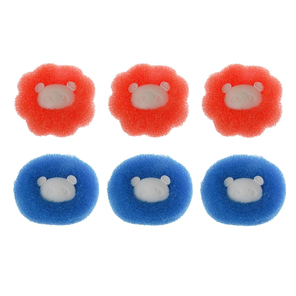 VETTA Набор мячей для стирки 6 шт, поролон, d5см, арт.№ 452-133