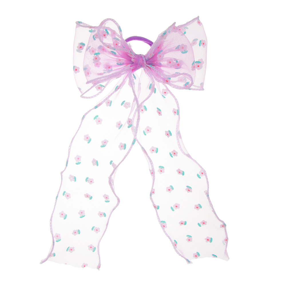 ЮНИLOOK Резинка для волос детская, d4см, длина 25см, полиэстер, 3 цвета #2, арт.№ 322-293