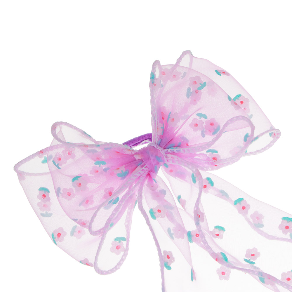 ЮНИLOOK Резинка для волос детская, d4см, длина 25см, полиэстер, 3 цвета #2, арт.№ 322-293