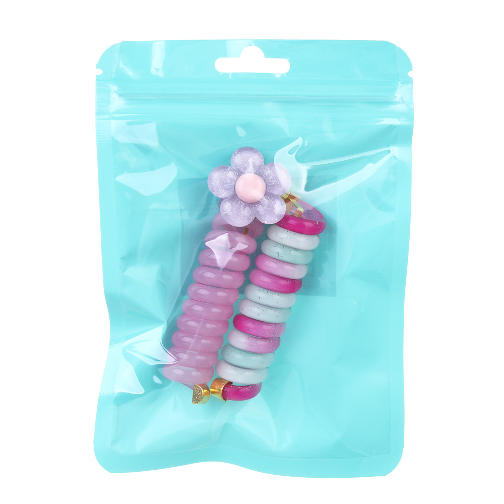 BY Русские супергерои Набор детских заколок-спиралек для волос 2 шт, ТПУ, 7см, 3 сочетания, арт.№ 321-380