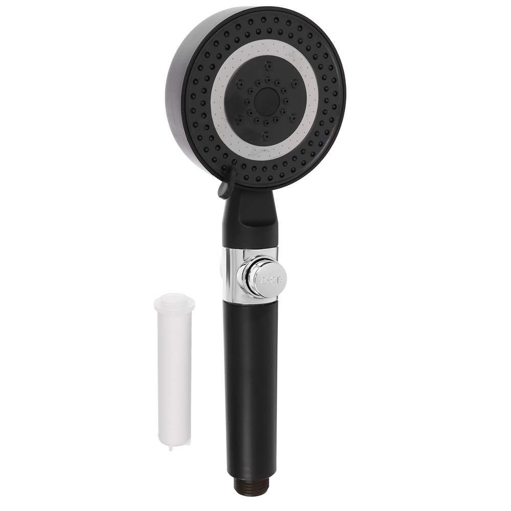 RAIN Лейка для душа, 5 режимов, с массажными зубчиками, фильтр, кнопка стоп, 90мм, черный — купить в МПР RAIN Лейка для душа, 5 режимов, с массажными зубчиками, фильтр, кнопка стоп, 90мм, черный, арт.№ 582-083