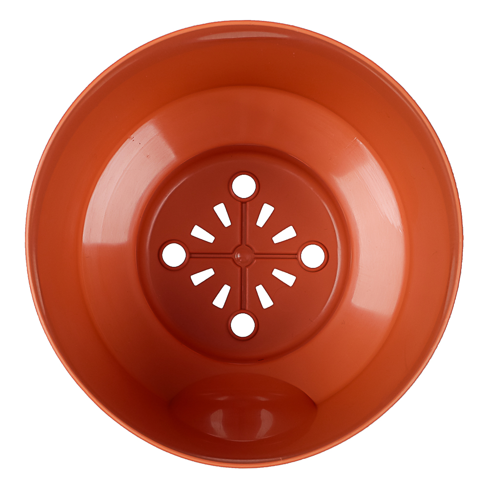 Кашпо Тренд 0,8л, d12см, h11см карамельный пластик, арт.№ 164-380