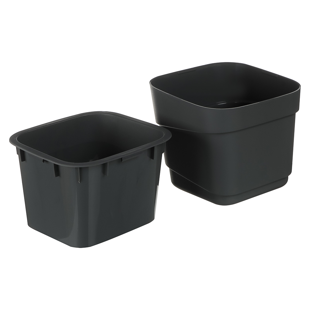 Горшок для цветов фактурный Hills 2,2л, d155мм, h145,5мм микс цветов, арт.№ 164-414