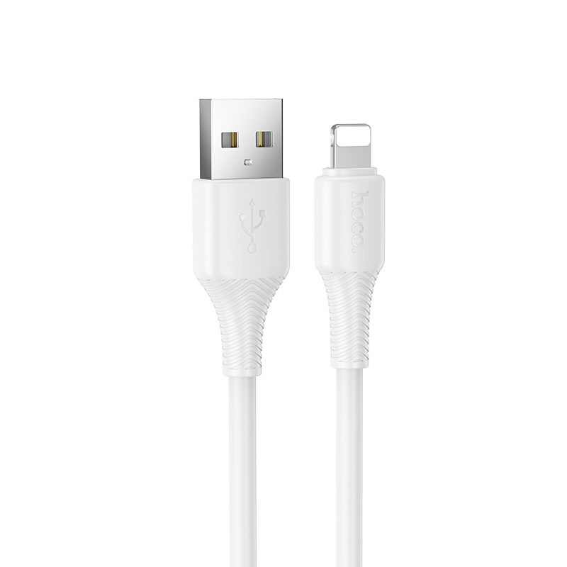 hoco. Кабель для зарядки модель X120, USB-IP 1м, цвет: белый, арт.№ 931-552