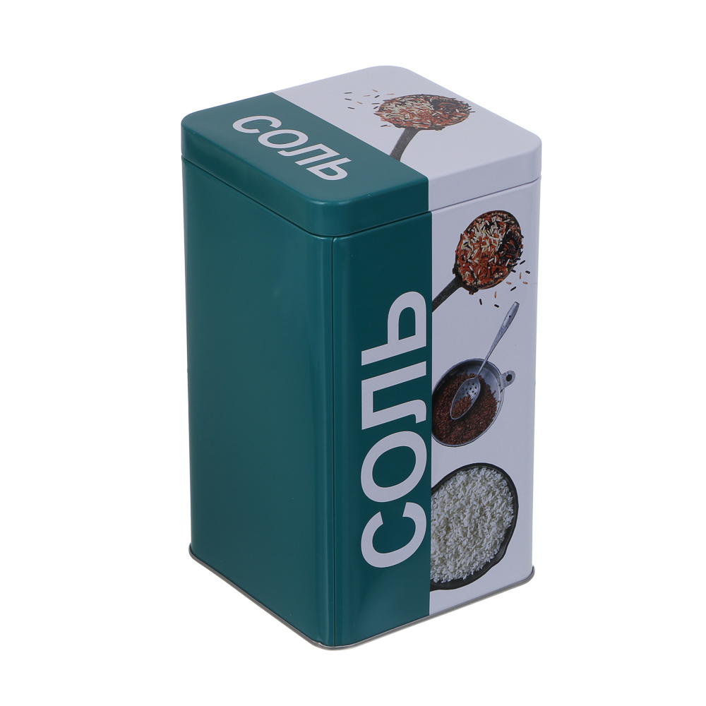 Банка для соли 17x10x10см, жесть, арт.№ 828-343