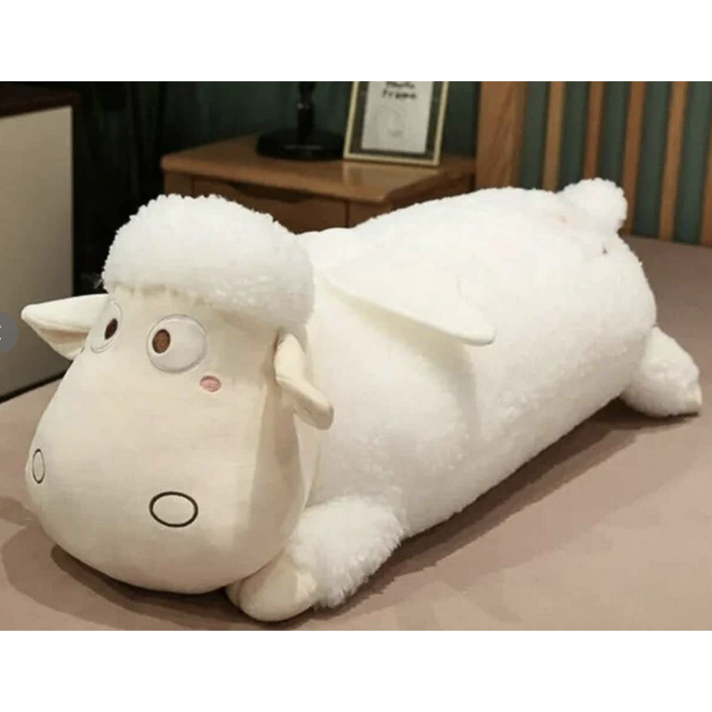 Игрушка мягкая "Овечка-батон" 70 см, полиэстер, тм ИГРОЛЕНД, 3+, арт.№ 264-621