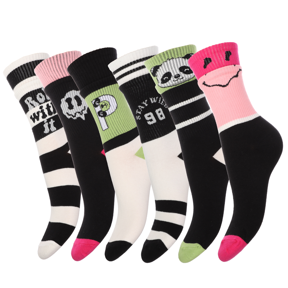 GALANTE Носки универсальные, р.23-25, 65% хлопок, 25% полиэстер, 10% спандекс, разноцветные, #19, арт.№ 019-404