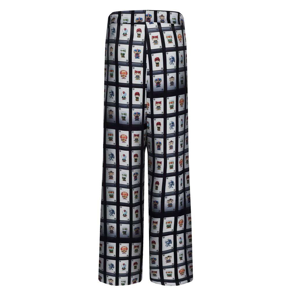Пижама "Cards" black, унисекс, черный с рисунком, разм. one size, арт.№ 080-027