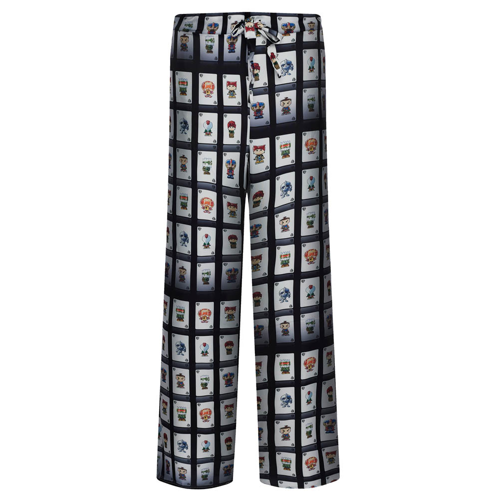 Пижама "Cards" black, унисекс, черный с рисунком, разм. one size, арт.№ 080-027