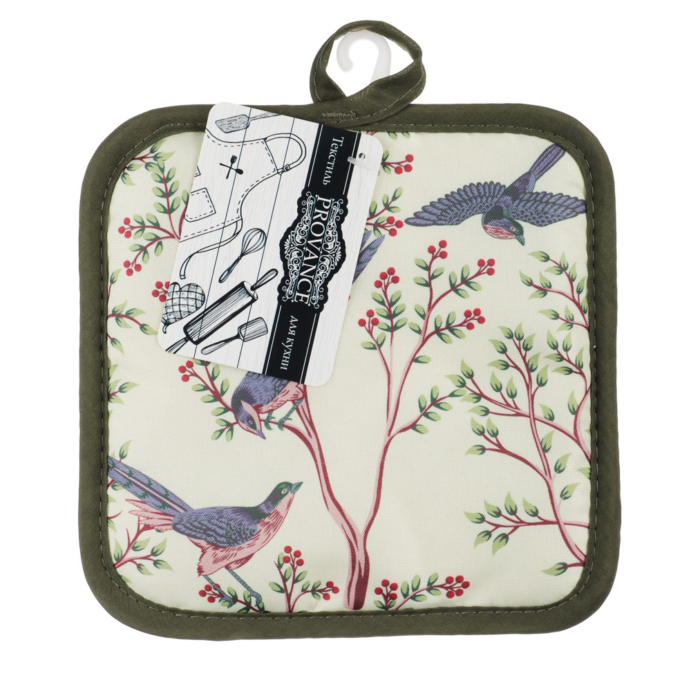 PROVANCE Birds Прихватка, 100% полиэстер, 17х17см, арт.№ 493-142