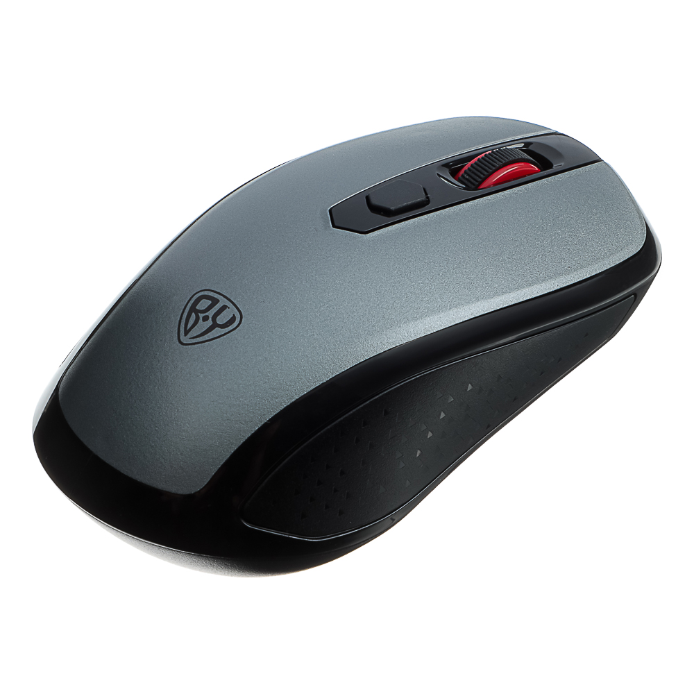 Набор беспроводной клавиатура и мышь BY, 104 кл.,6D бесш. клик,"copy-paste",1200DPI,ААА, серебристый, арт.№ 405-105