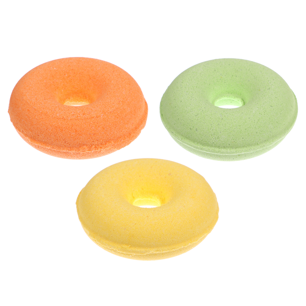 BY Русские Супергерои Средство для ванны Пончик бурлящий с пенкой, в ассортименте, 120г, арт.№ 953-060