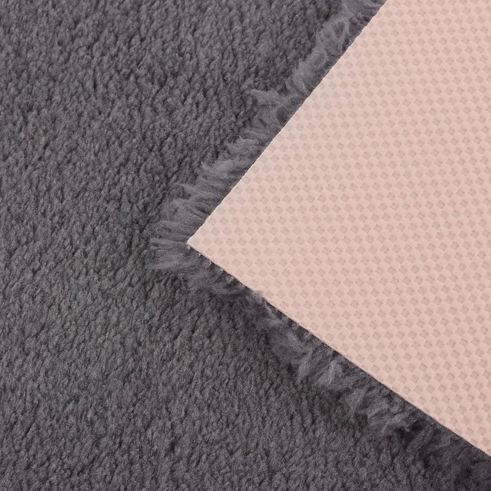 Коврик плюшевый 40х60 т.серый 03, арт.№ 462-843