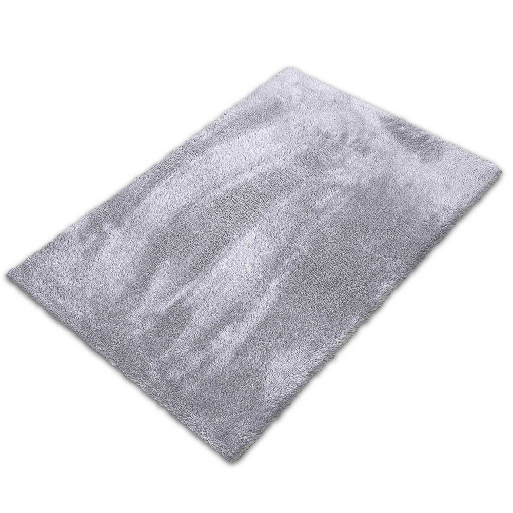 Коврик плюшевый 50х80 серый 02, арт.№ 462-845
