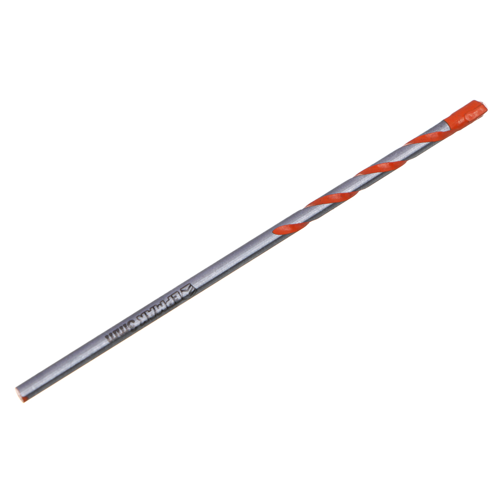 ЕРМАК Сверло универсальное 3мм, 3-хгранный хвостовик, резец bk6, стержень 40Cr, арт.№ 604-085