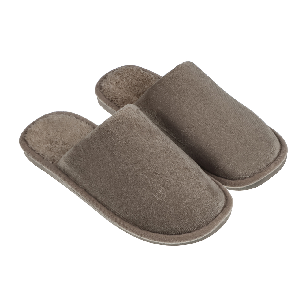 Обувь домашняя, размер 42-43, цвет коричневый, #19, арт.№ 299-293