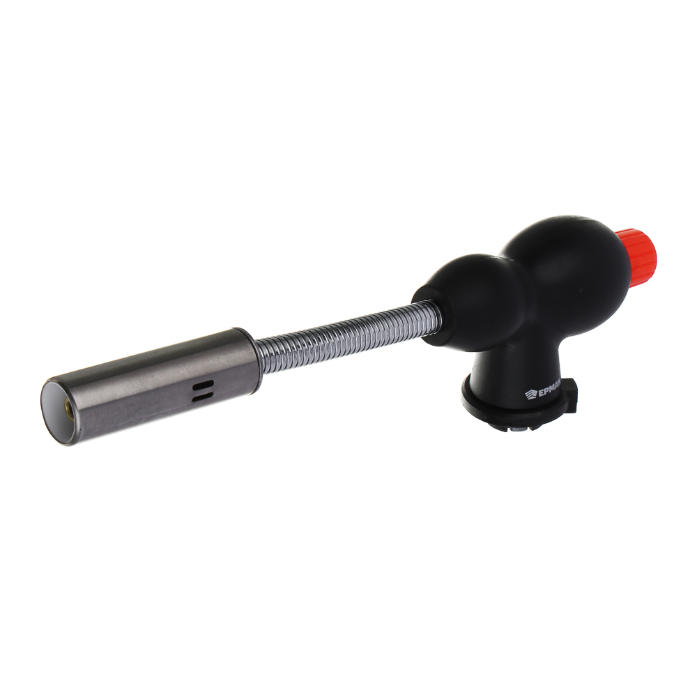 Горелка газ. тм ЕРМАК, 258х45х72 мм, гибкое сопло, 1,1 кВт, арт.№ 116-070