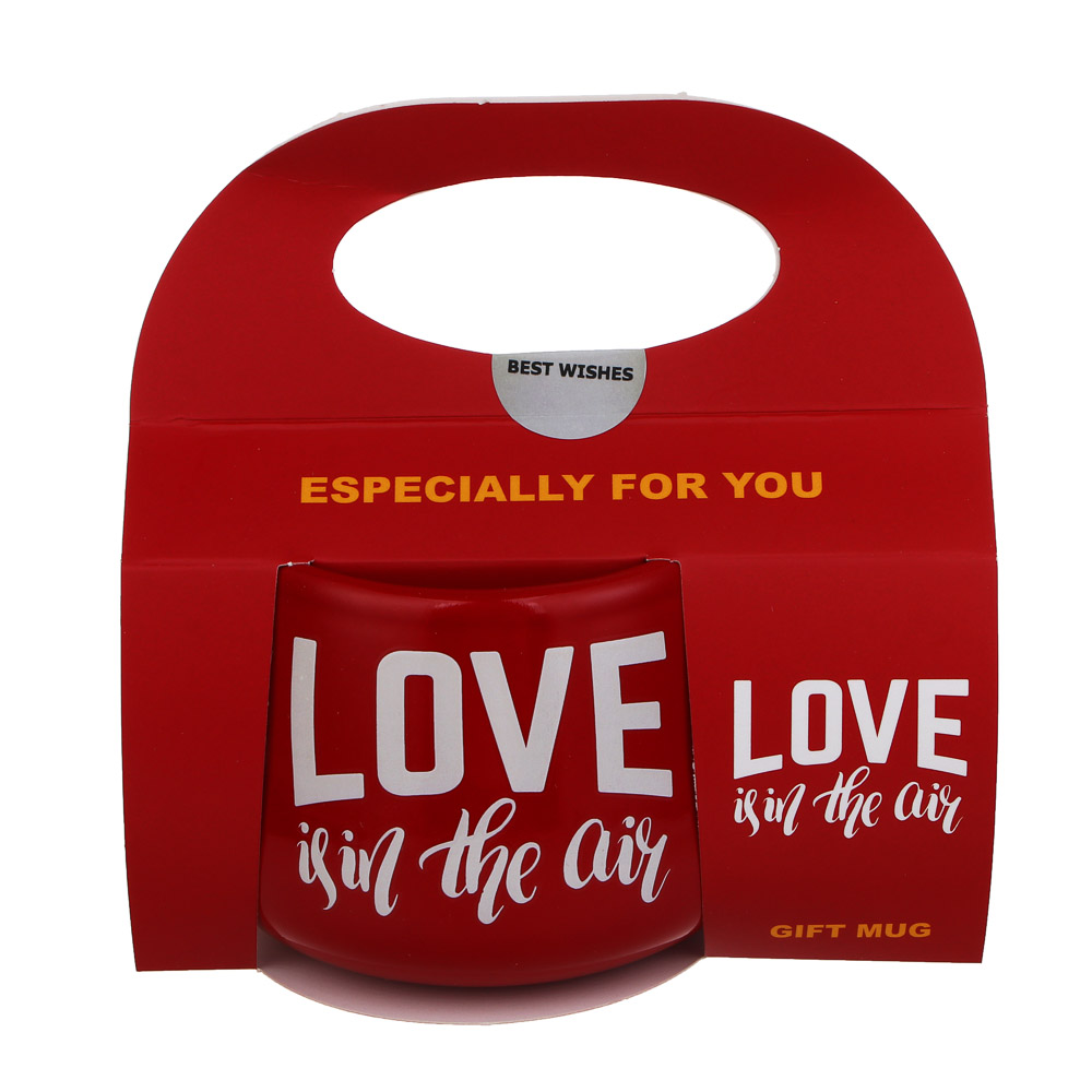 Кружка тм LADECOR "Love", 360 мл, керамика, 2 вида, арт.№ 531-111