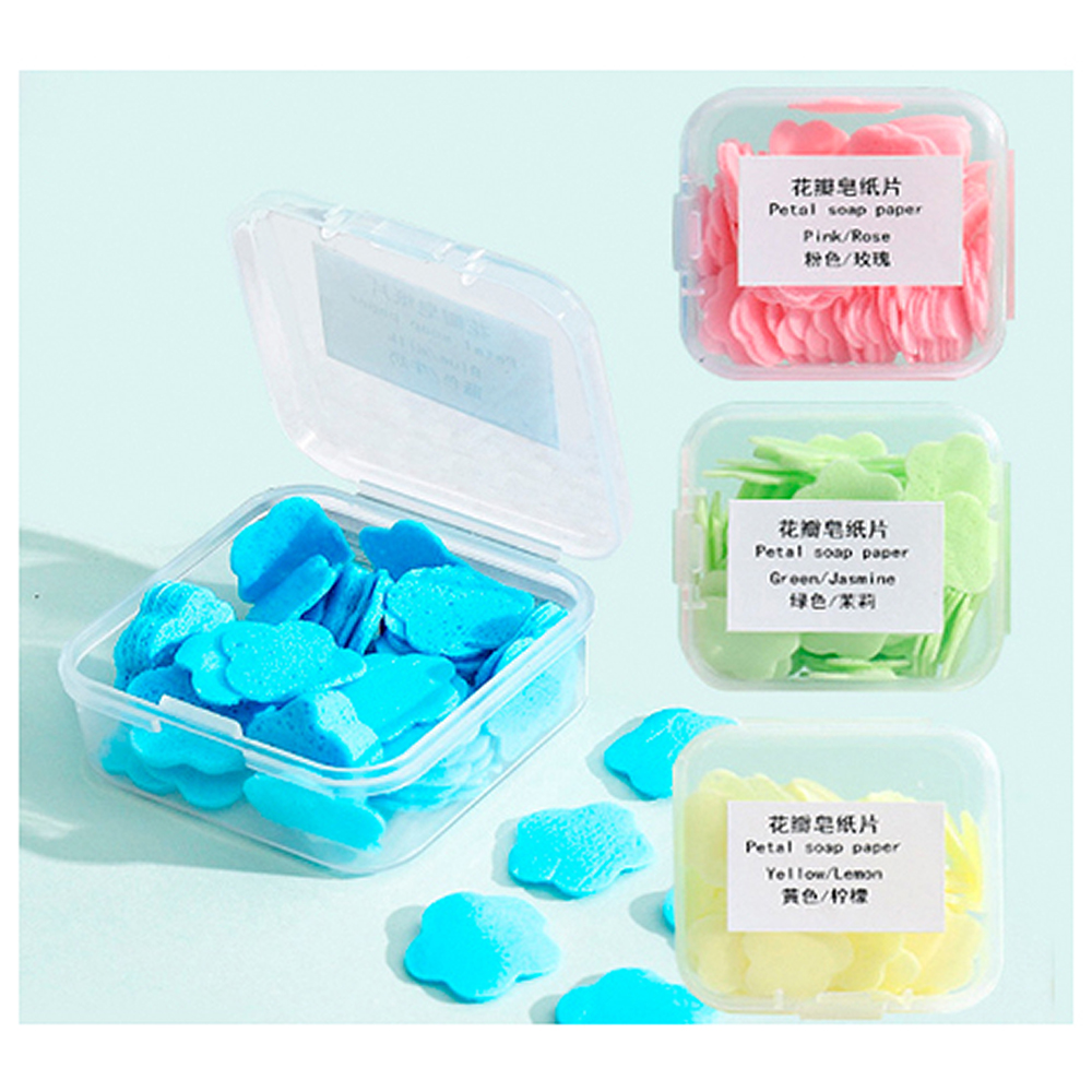 Листовое мыло в футляре, 4 аромата, 10г, арт.№ 952-147