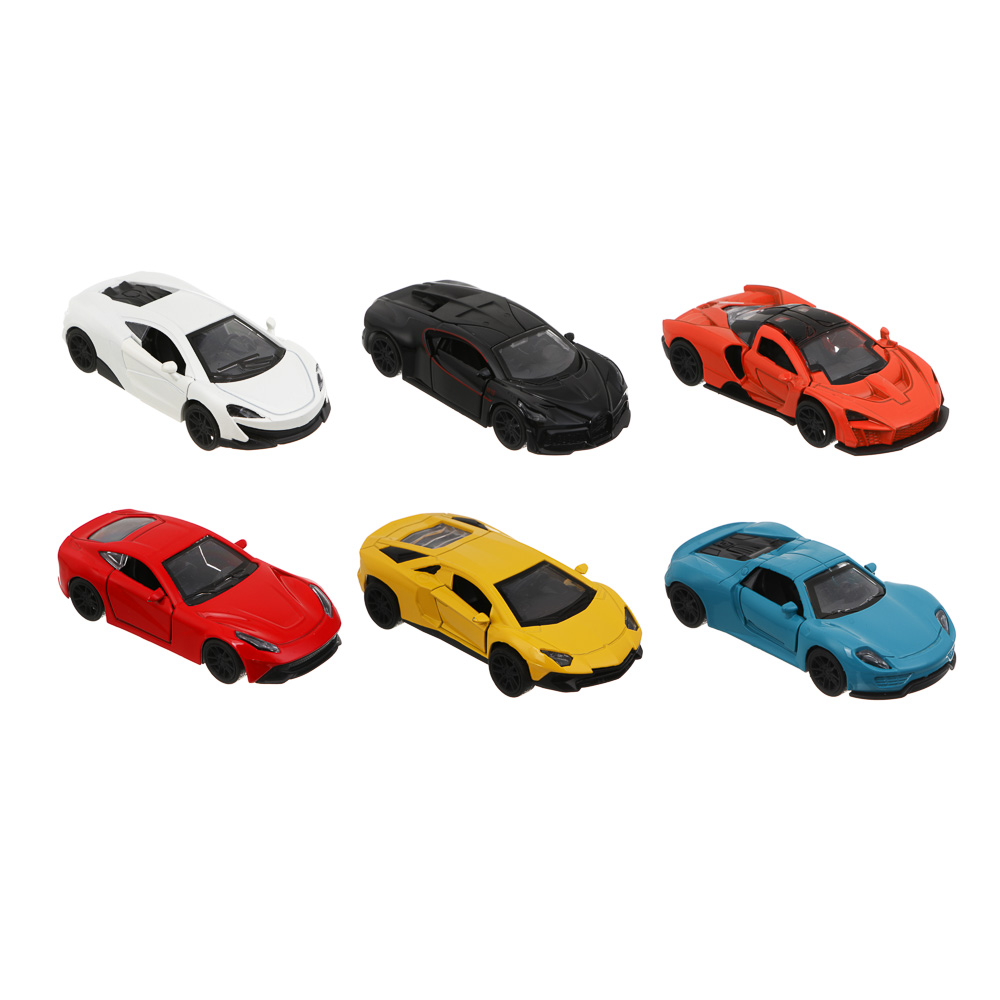 ИГРОЛЕНД Машинка инерционная "Автогонка", металл, 10,8х4,6х3 см, 6 диз, арт.№ 292-484