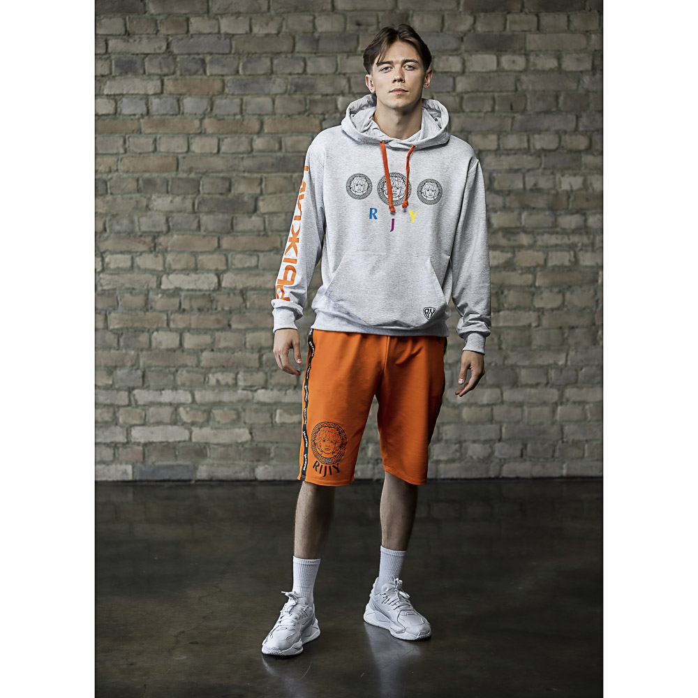 BY Шорты мужские LOGO, хлопок, р-р S-2XL, 3 цвета, арт.№ 838-071