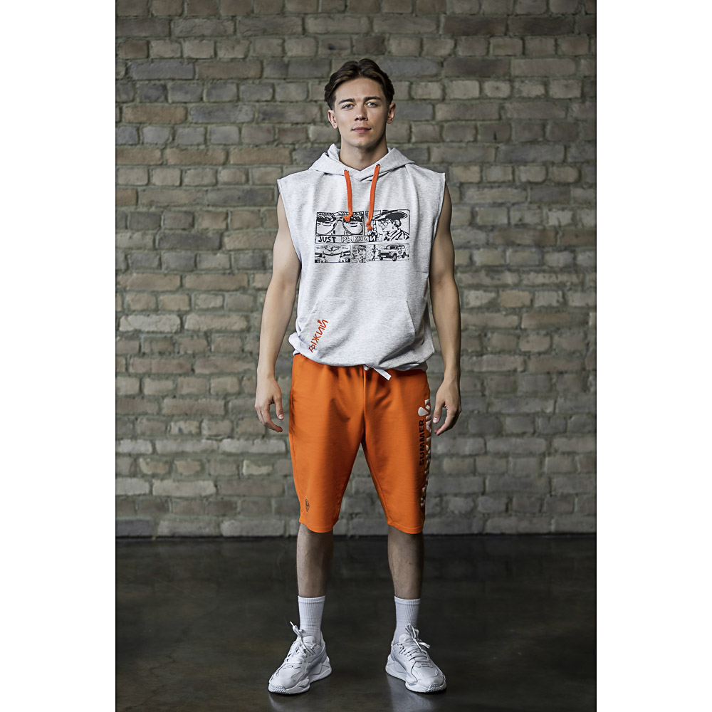 BY Шорты мужские Teaser, хлопок, р-р S-2XL, 3 цвета, арт.№ 838-072