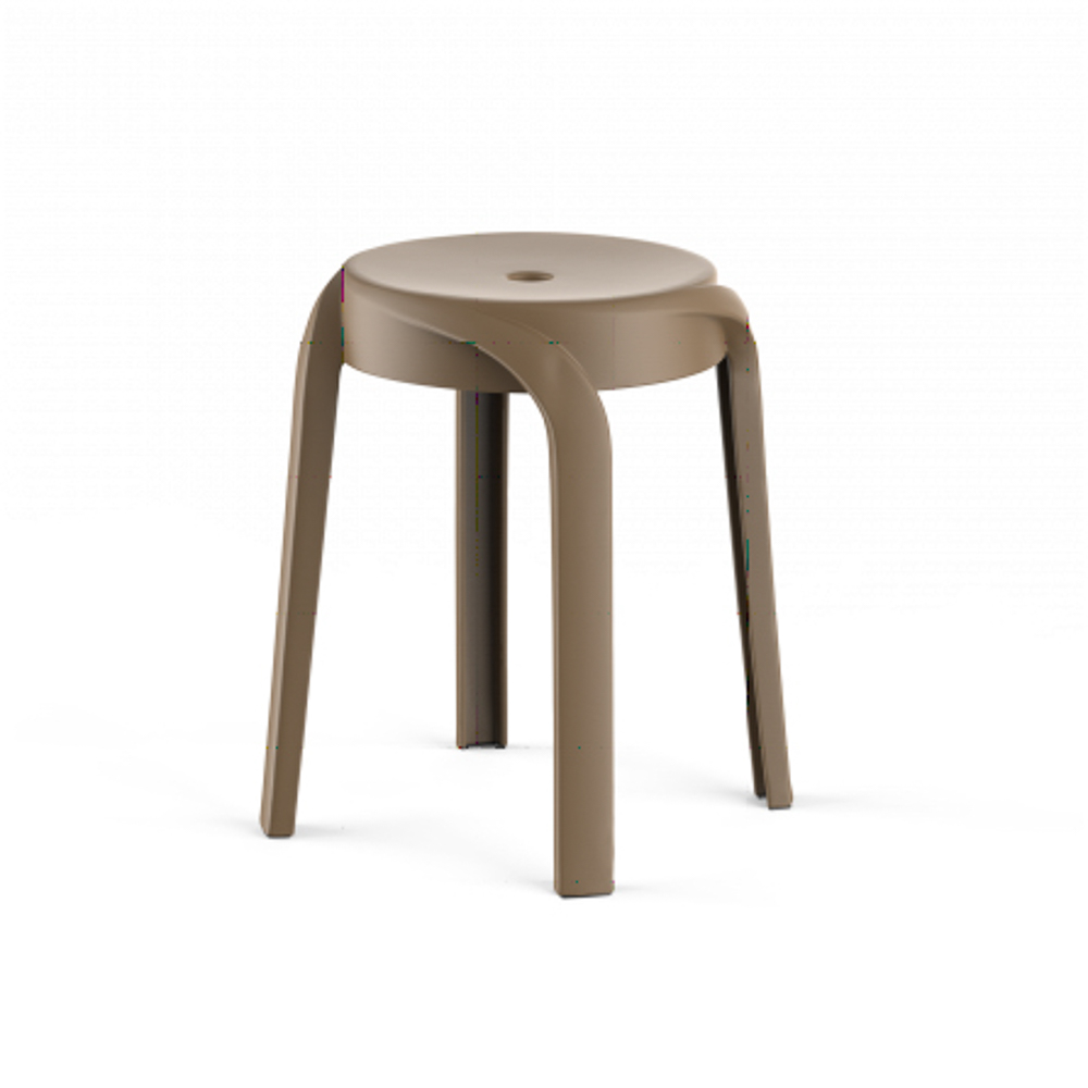 Табурет ECLER 40x40x53см капучино, пластик, арт.№ 175-022