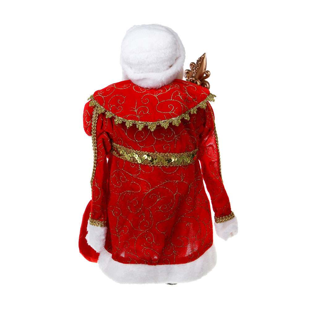 СНОУ БУМ Дед Мороз 42 см, красный, PVC, полиэстер, арт.№ 140-112