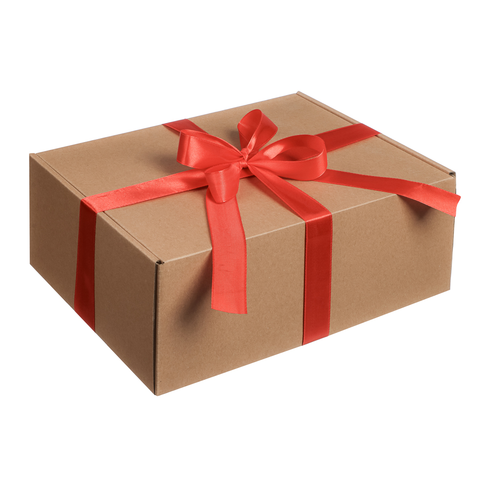 Коробка складная подарочная, 31x22x12 см, гофрокартон, 3 цвета, арт.№ 207-232