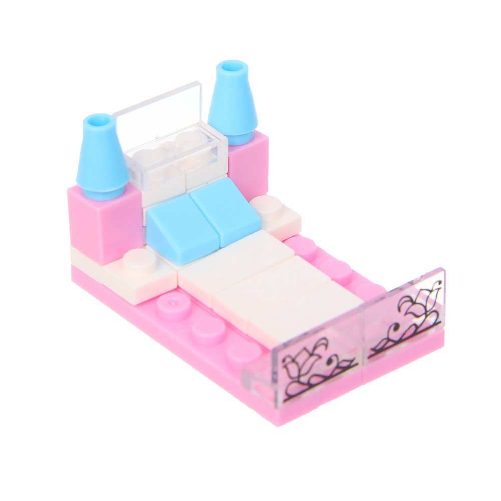 ИГРОЛЕНД Конструктор "Домик мечты", 13х3х7,5 см, ABS, 6 видов, арт.№ 858-083