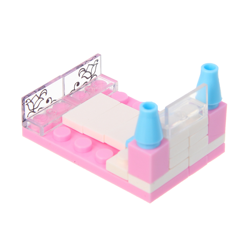 ИГРОЛЕНД Конструктор "Домик мечты", 13х3х7,5 см, ABS, 6 видов, арт.№ 858-083