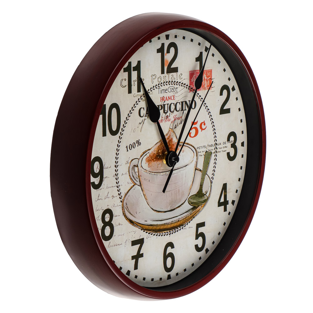 LADECOR CHRONO Часы настенные, пластик, стекло, 30см, ЧН-34, арт.№ 581-143