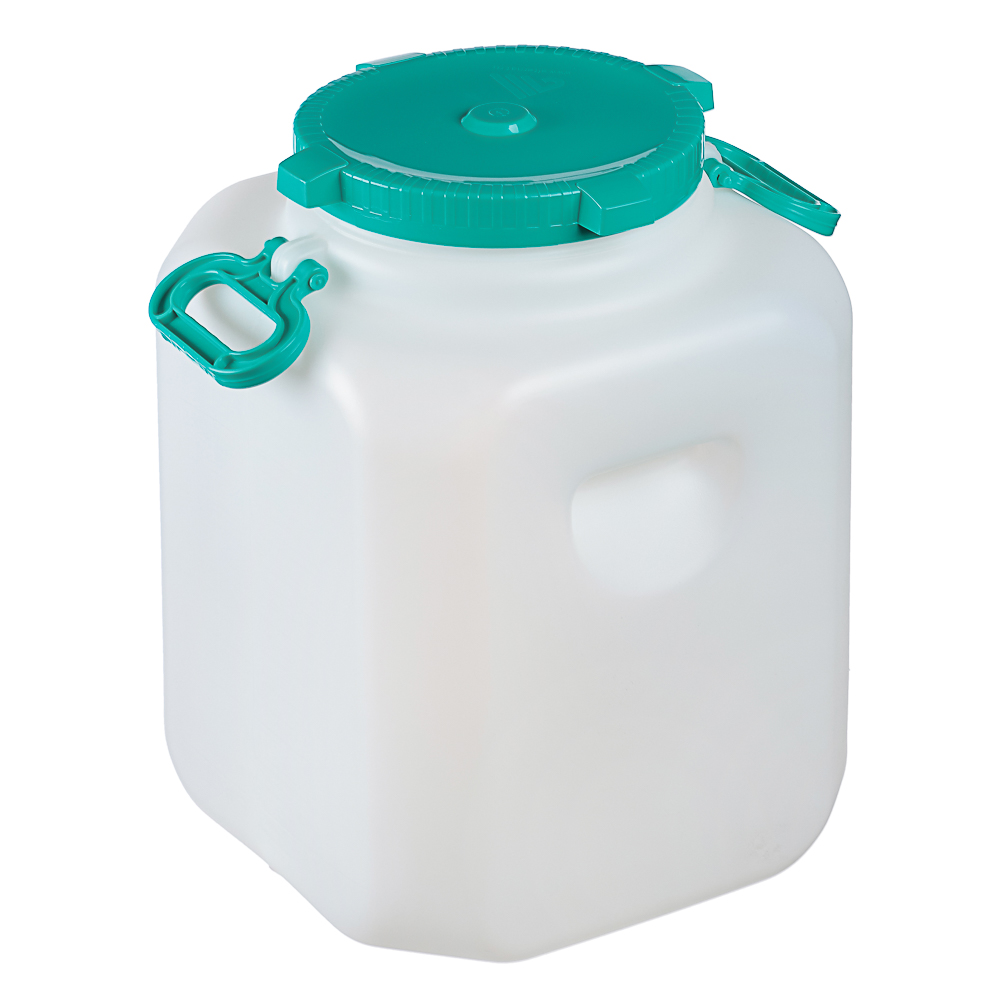 Канистра-бочка Эконом 40 л, горловина 21,5 см, с навесными ручками, арт.№ 166-060