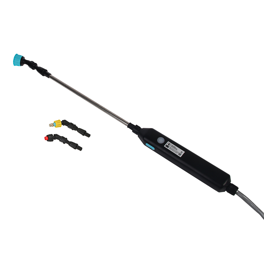 Опрыскиватель аккумуляторный садовый тм INBLOOM, 4 насадки, шланг 6м, type-c, АБС, арт.№ 166-063