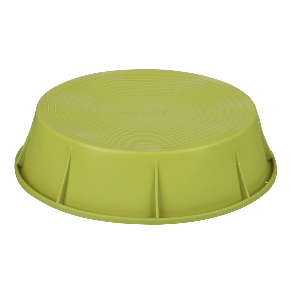 Форма силиконовая d20x5см, круглая, 3 цвета, арт.№ 856-100