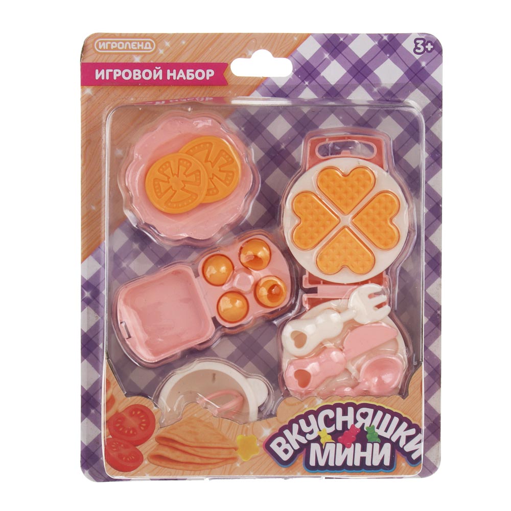 Игровой набор еды "Вкусняшки мини" ABS, тм ИГРОЛЕНД, арт.№ 294-244