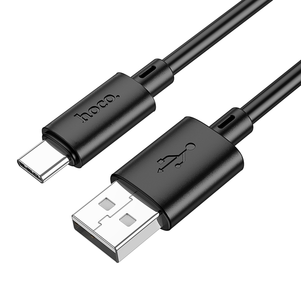 Кабель для зарядки USB(A)-Type C hoco. модель X88, 2м, черный, арт.№ 931-556