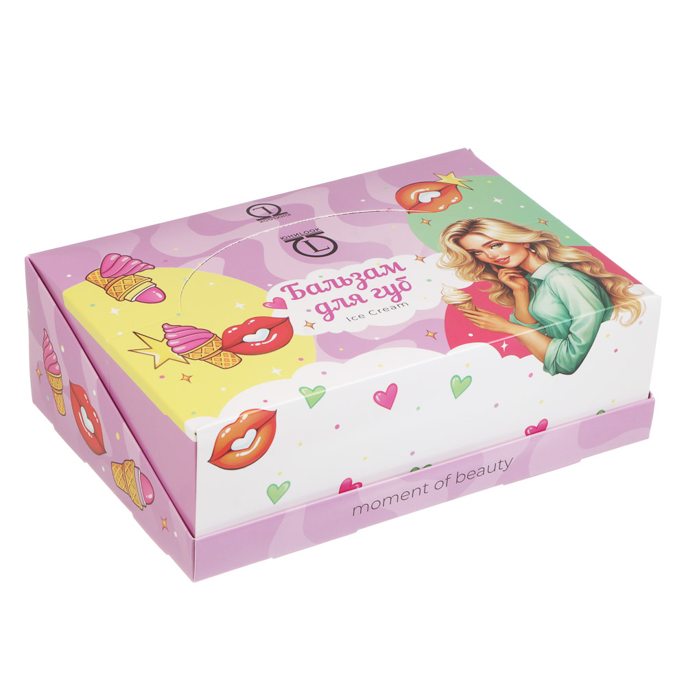 Бальзам для губ тм ЮНИLOOK Ice Cream 10 гр, арт.№ 022-199