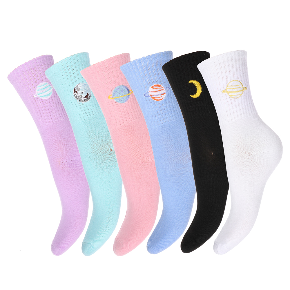 GALANTE Носки женские, р.23-25, 85% хлопок, 10% полиэстер, 5% спандекс, разноцветные, #24, арт.№ 019-409