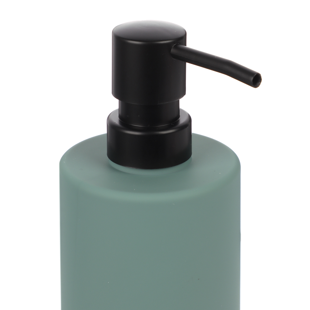 Дозатор жидкого мыла GUL, серо-зелёный, пластик, SWP-2401-GRN-01, арт.№ 463-551