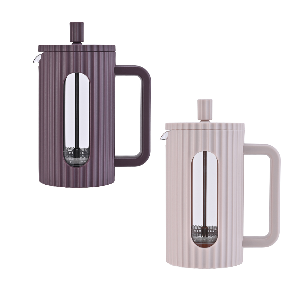 Френч-пресс тм SATOSHI Бургунди 600 мл, жаропрочное стекло, арт.№ 850-287