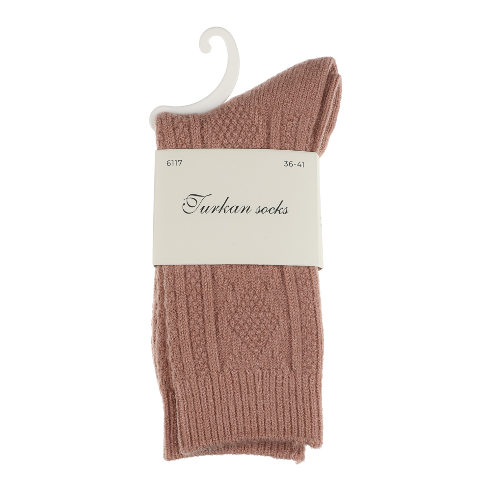 Носки женские "шерсть ламы" тм TURKAN, р.36-41, цвета в ассортименте, #L6117, арт.№ 019-498