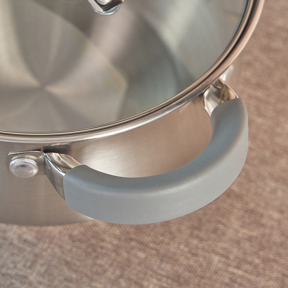 VETTA Вена Кастрюля 20х11,5см. 3,6л. со стекл. крышкой, индукция, арт.№ 822-064