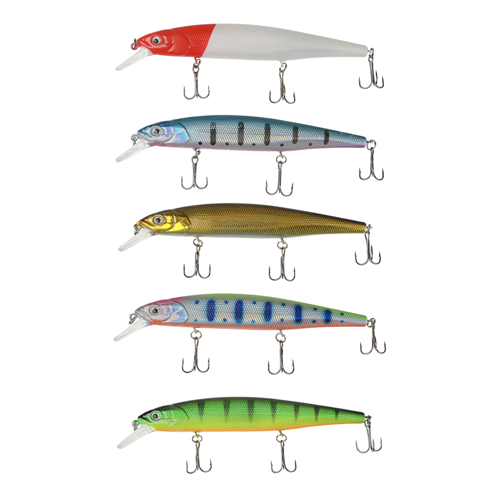 Воблер "Классик Минноу XL" тм AZOR FISHING, 20,6гр, 145мм, 0-1,8м, 5 цветов, арт.№ 145-166