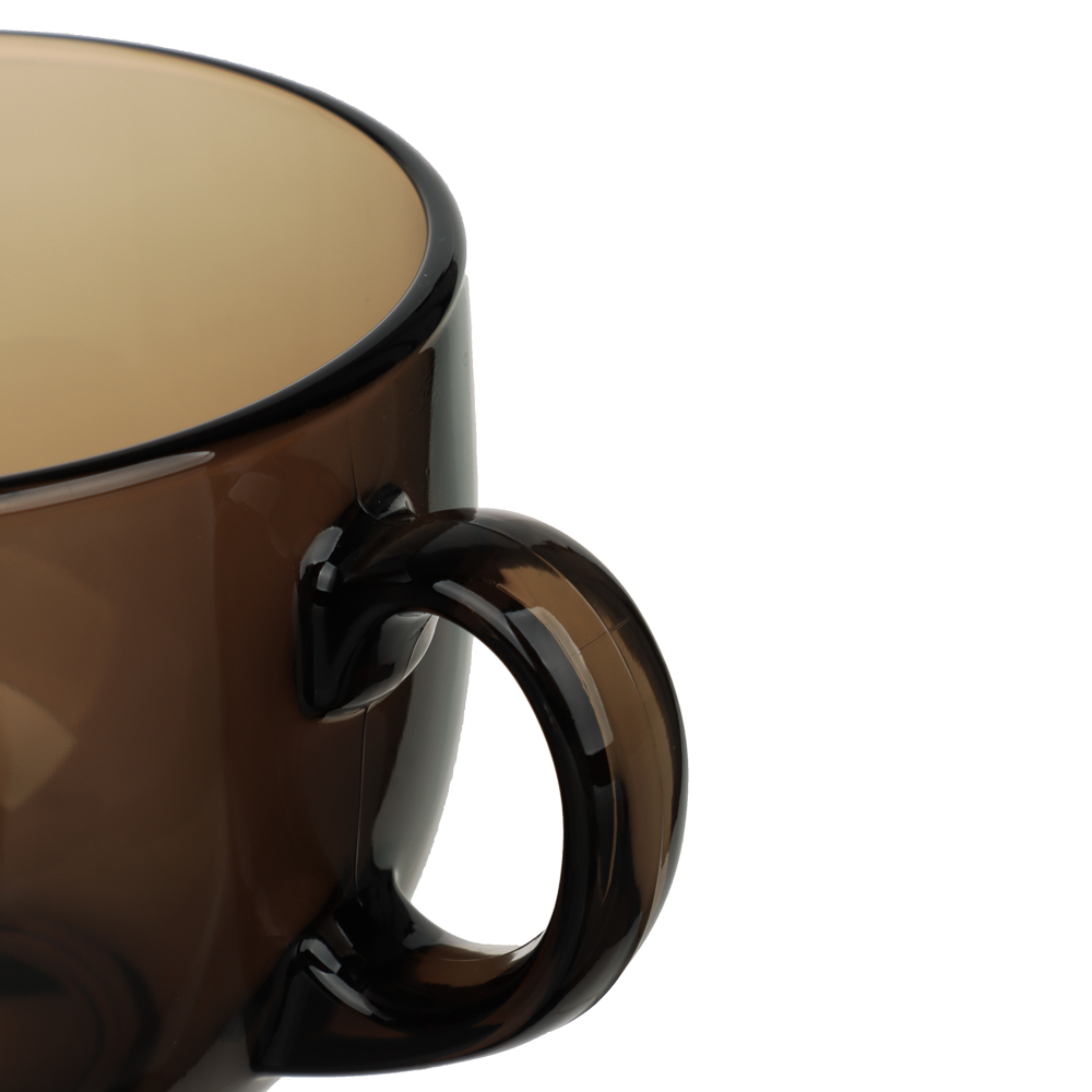 Luminarc Кружка-бульонница Джамбо 500 мл, дымчатое стекло, арт.№ 877-804