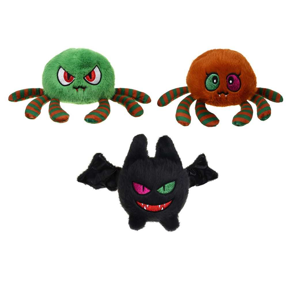 ИГРОЛЕНД Игрушка мягкая "Устрашуля" , 18 см, полиэстер, 3 вида, арт.№ 264-494