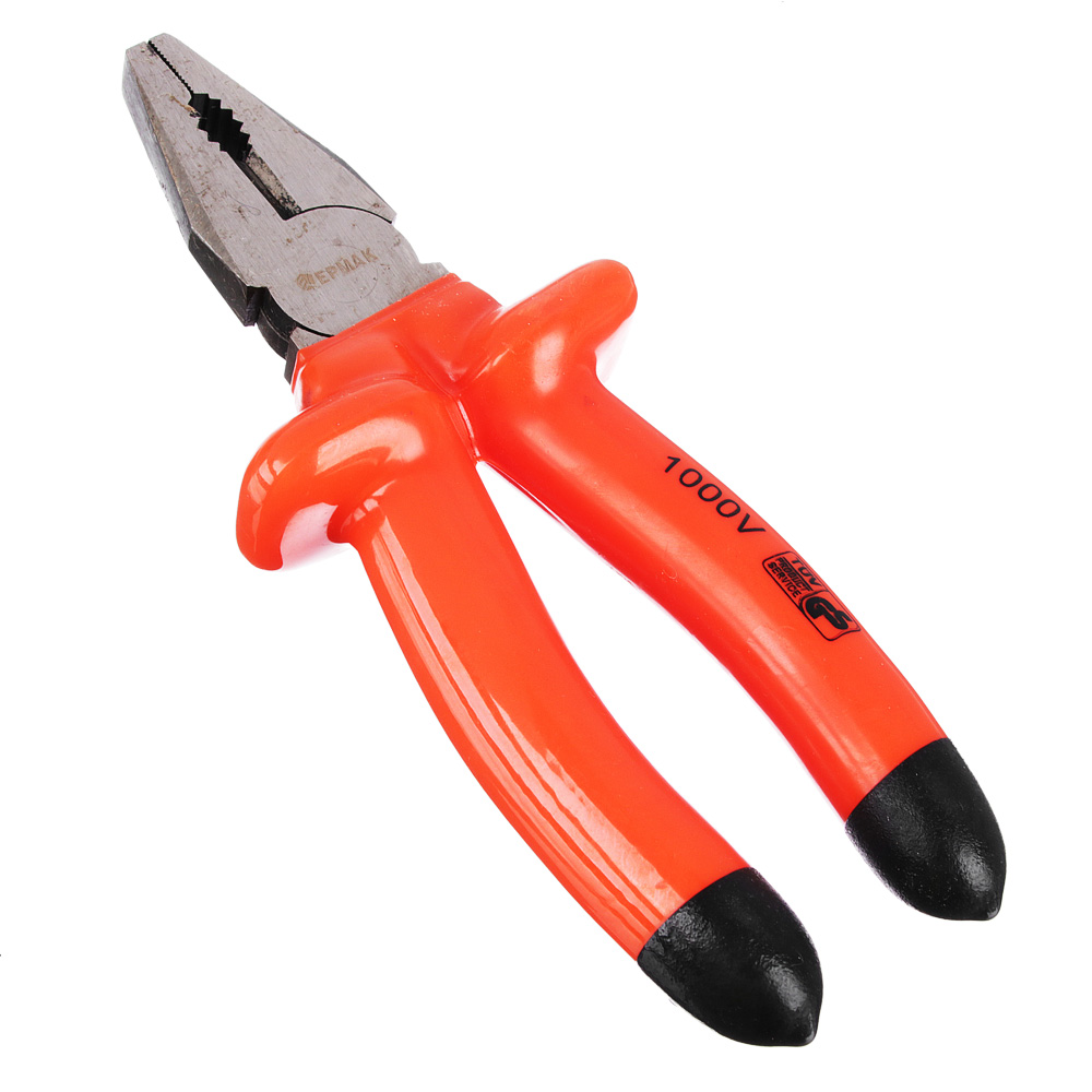ЕРМАК Плоскогубцы диэлектрические 180мм (до 1000в), арт.№ 661-060